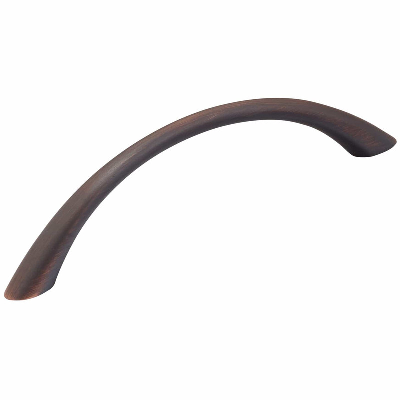 Contemporary Pull - 3-3/4" Center-to-Center - 1-3/32" W x 4-1/2" L - Brushed Oil-Rubbed Bronze